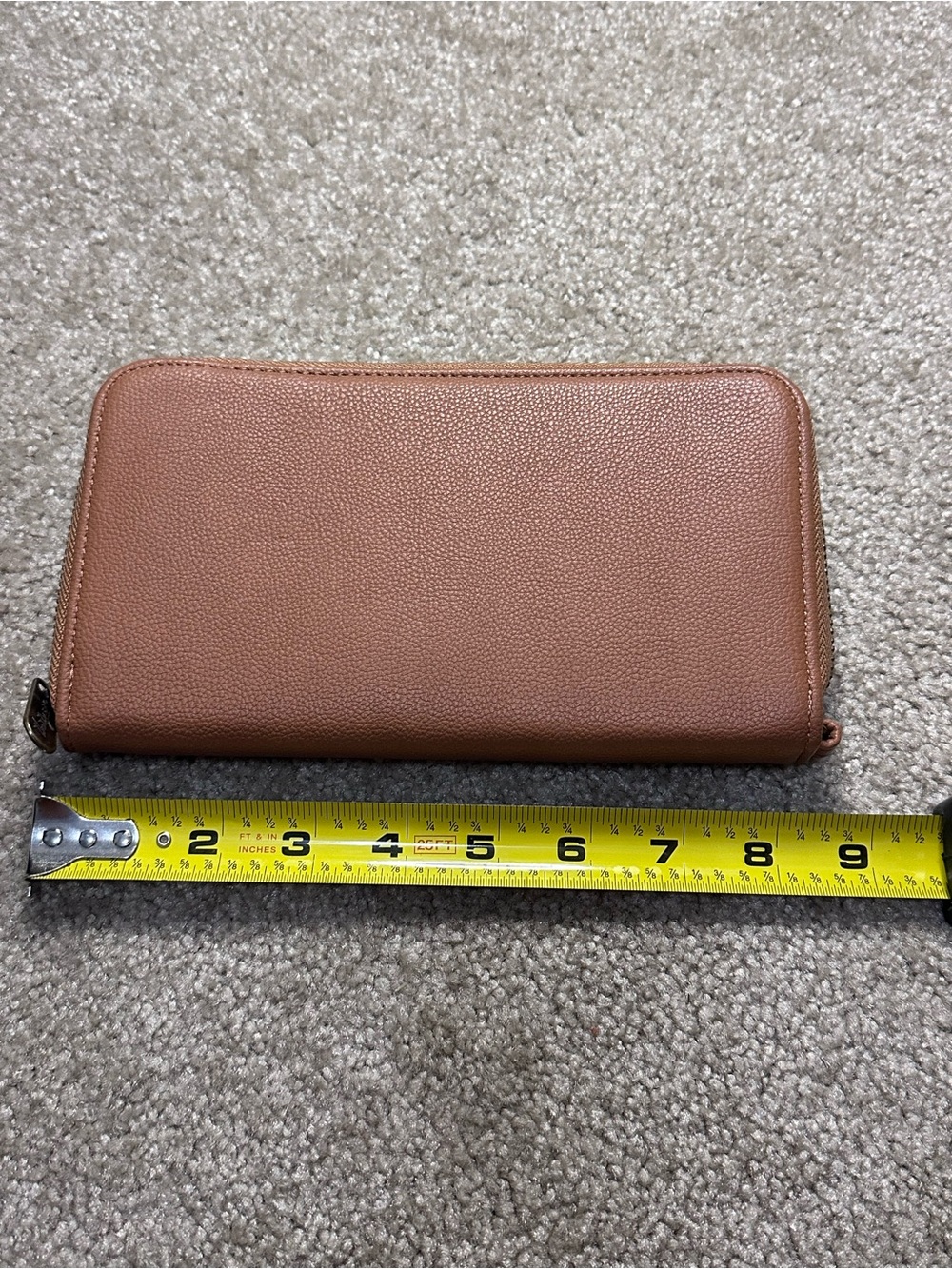 thirty-one All About the Benjamins Zip-Around Wallet/wristlet in Light Brown